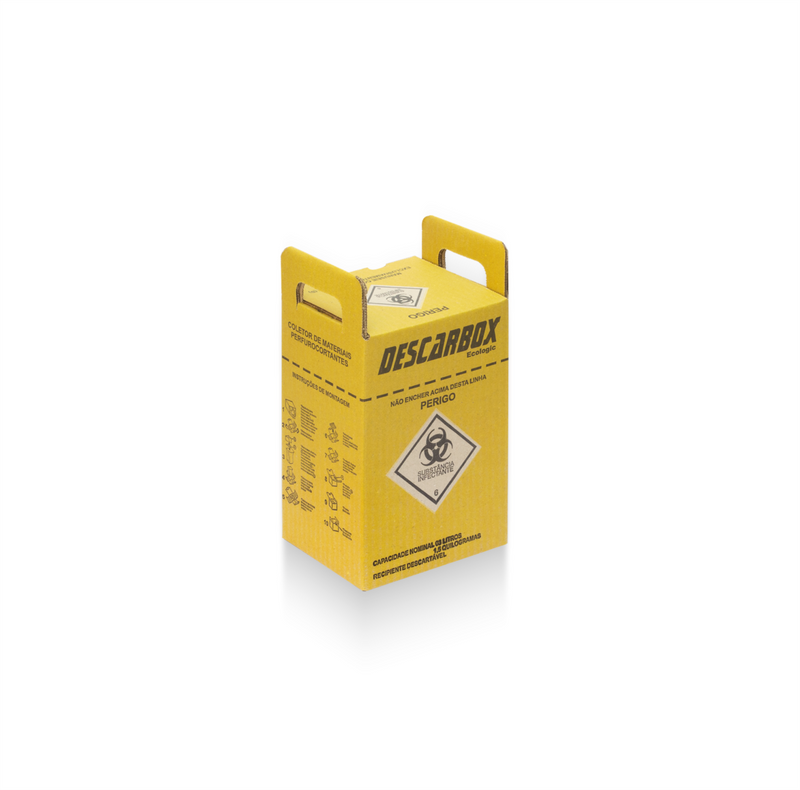Caixa Coletora Ecologic Amarelo Pardo 3L - Descarbox