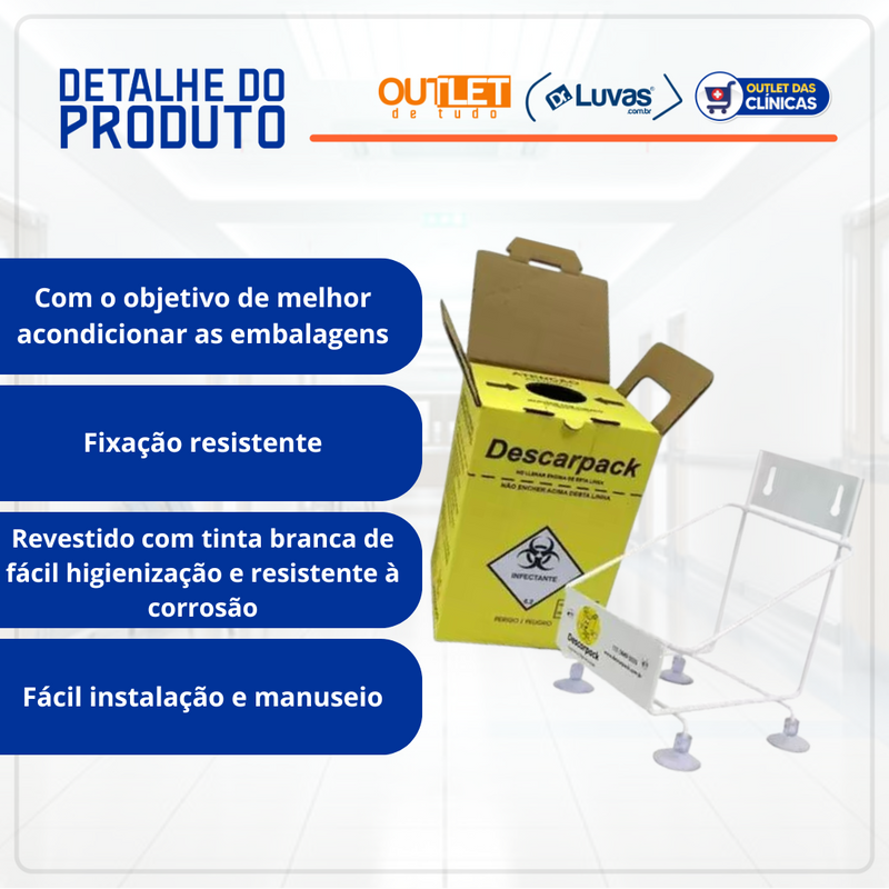 Suporte Para Coletor 1,5L - Descarpack