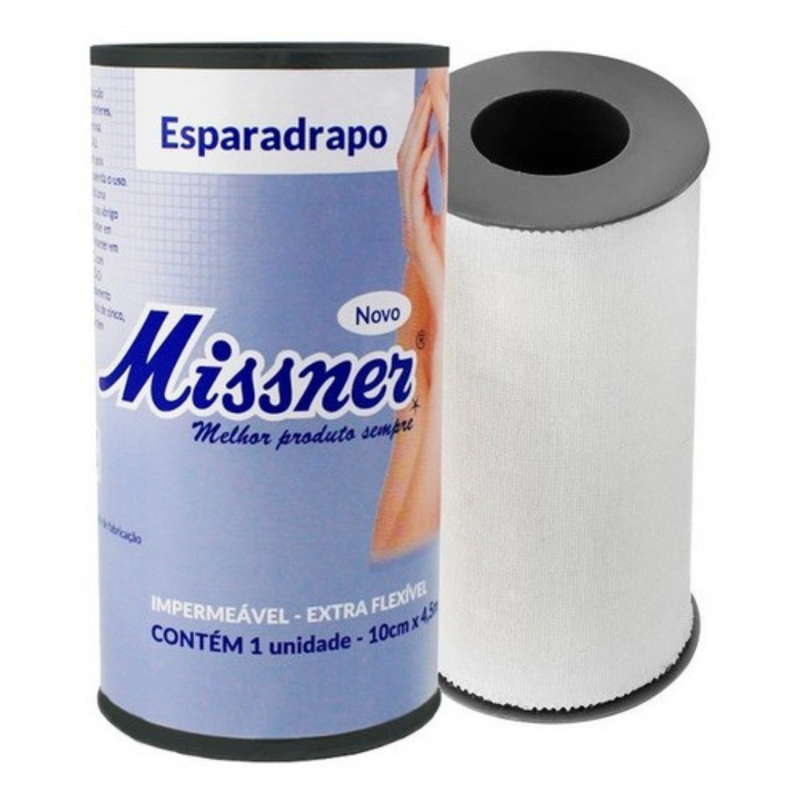 Esparadrapo Hipoalergênico 10cm x 4,5m - Missner