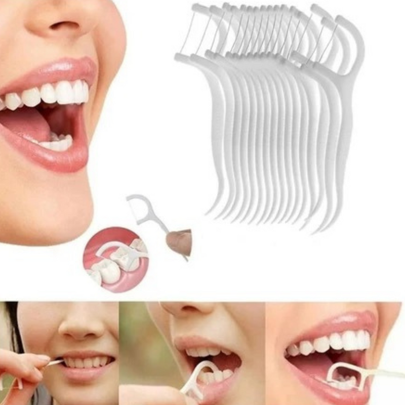 Fio Dental Com Haste Flexível 100un - 9H