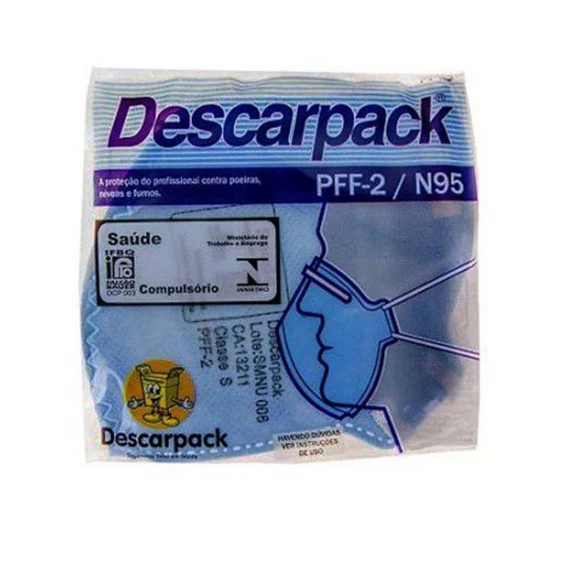 Máscara de Proteção N95 PFF2 - Descarpack