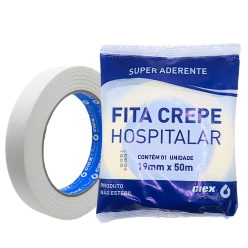 Fita Crepe Adesiva Hospitalar 19mm x 50m - Ciex