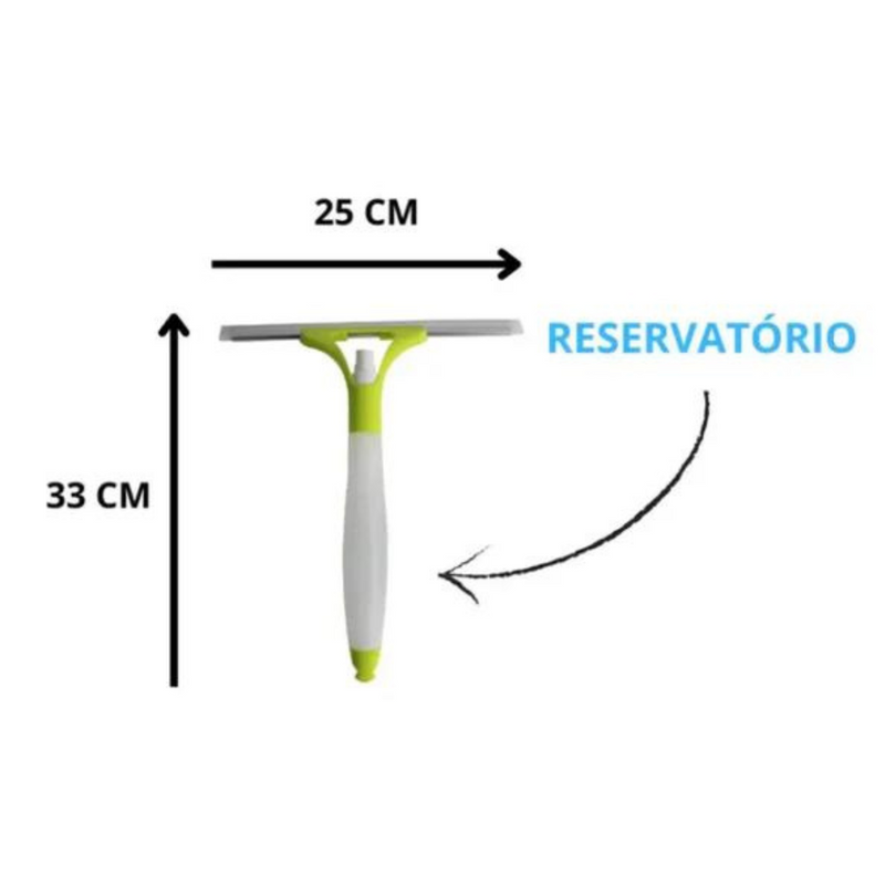 Rodo De Janela Limpa Vidros c/ Spray - Nobre