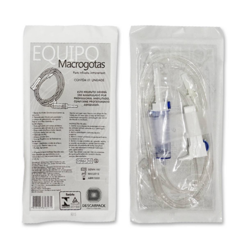 Equipo Macrogotas Luer Slip Completo - Descarpack