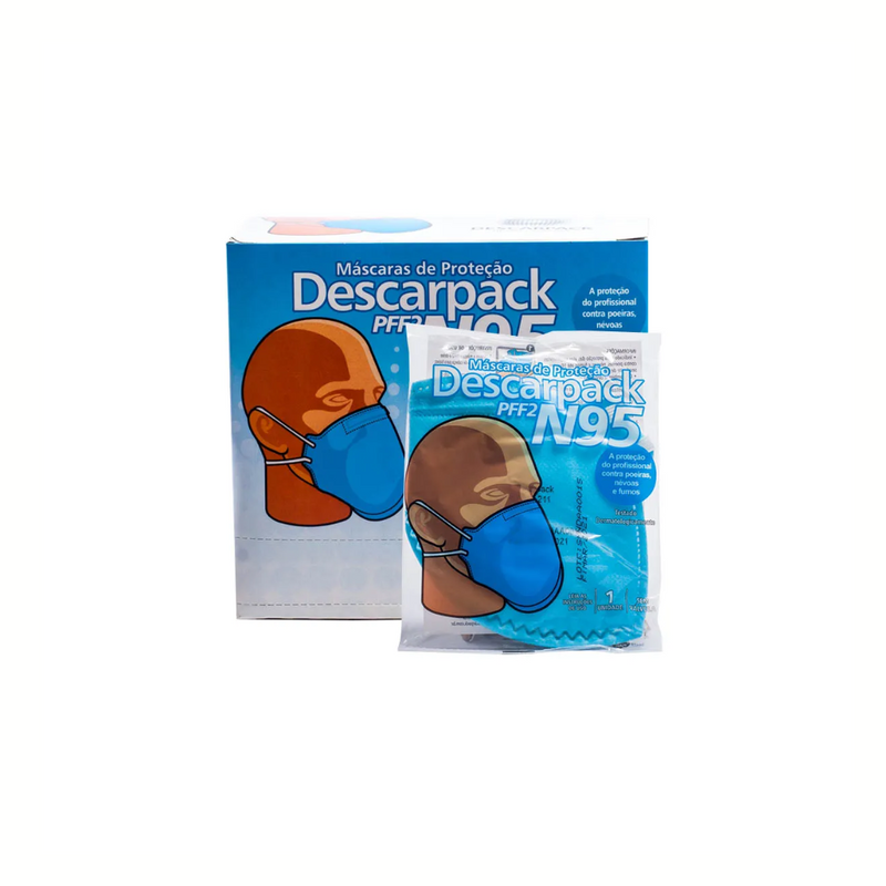 Máscara de Proteção N95 PFF2 - Descarpack