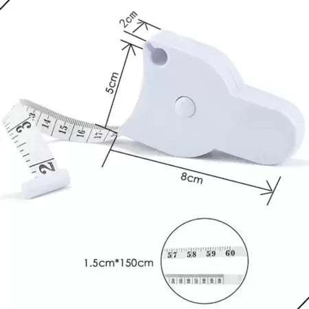 Fita Métrica Antro com Pegada para Mão - Supermedy