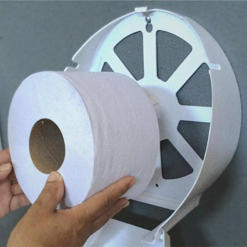 Papel Higiênico Rolão Institucional 8 Rolos 200m Branco - Mandypel