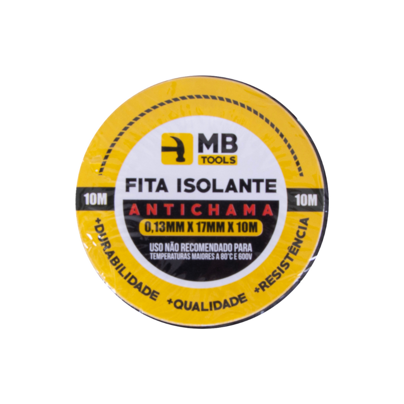 Fita Isolante Antichamas 10 metros 10 Rolos - MB