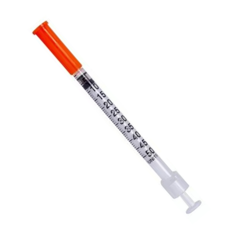 Seringa de Insulina 0,5ml com Agulha 8x0,30 mm 10un - Uniqmed