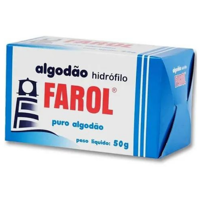 Algodão Em Rolo 50g Hidrófilo - Farol