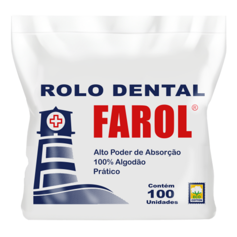 Algodão Rolete 100un - Farol