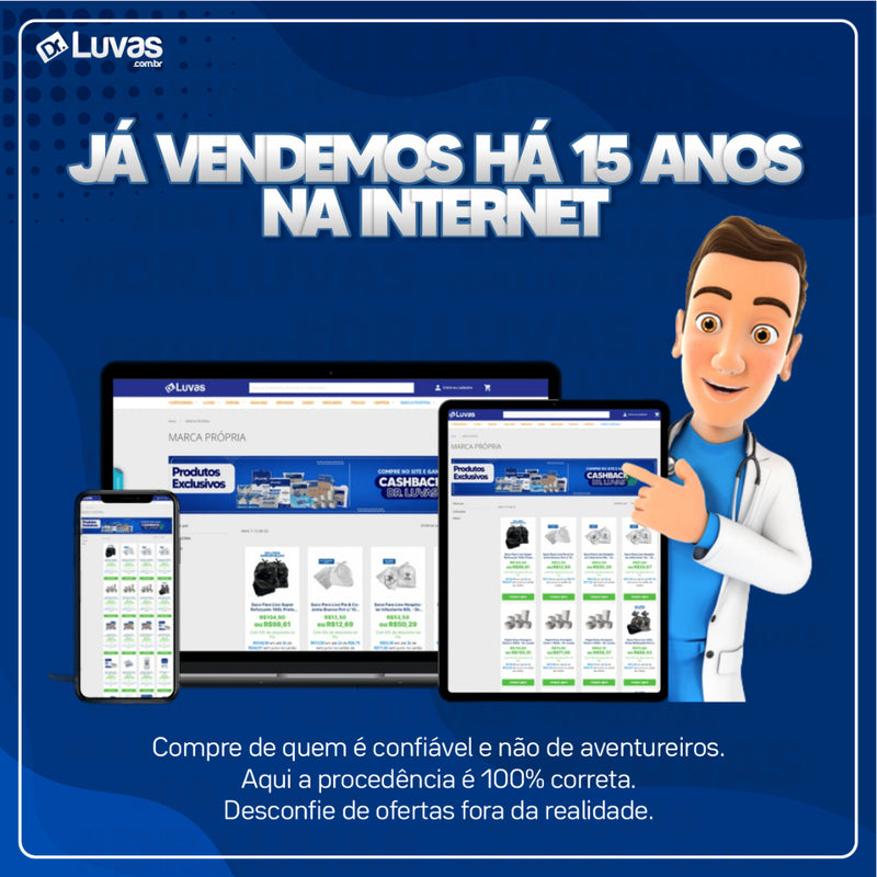 Luva de Procedimento Látex Vermelha Com Pó 100un - Unigloves