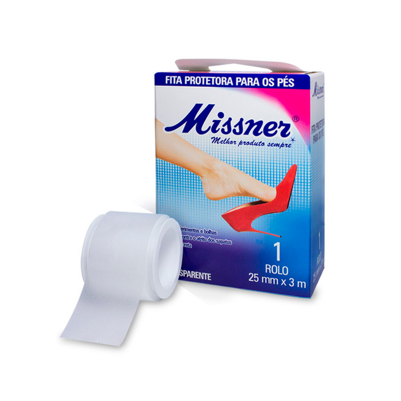 Fita Protetora Para os Pés 2,5 cm x 3 m - Missner