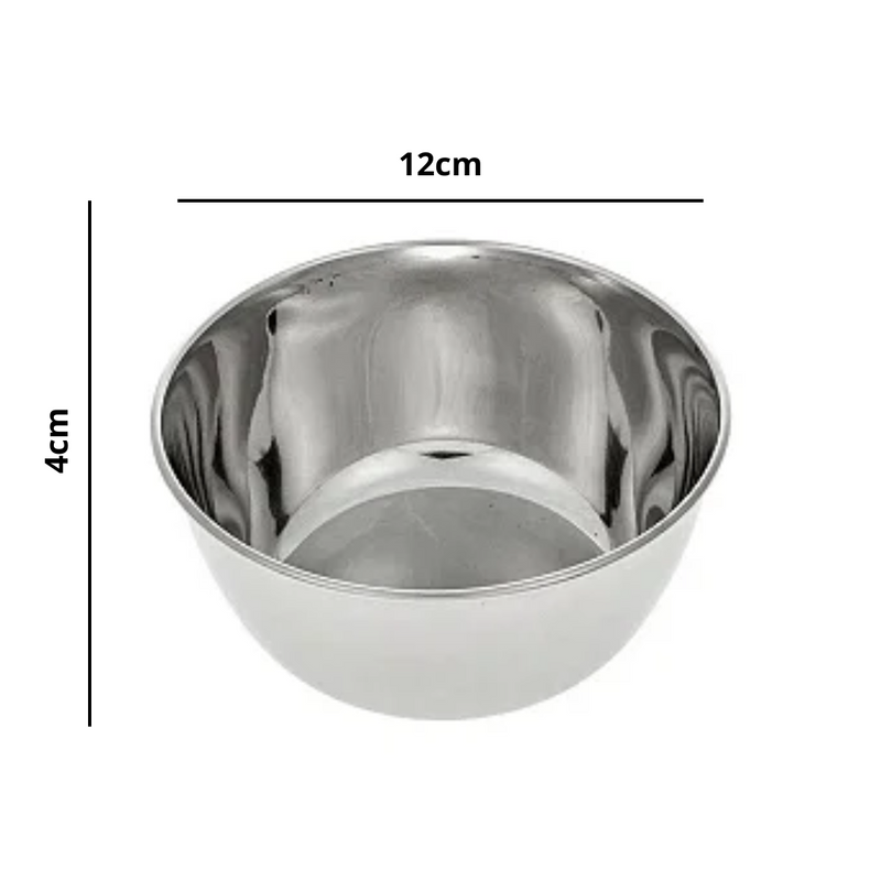 Cuba Redonda de Inox 12cm - Supermedy