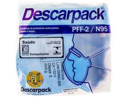 Máscara de Proteção N95 PFF2 - Descarpack