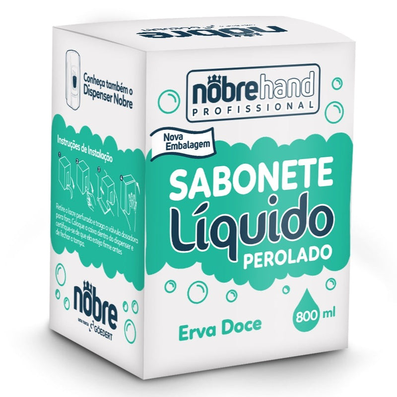 Sabonete Líquido Hand Bag 800ml Erva Doce - Nobre