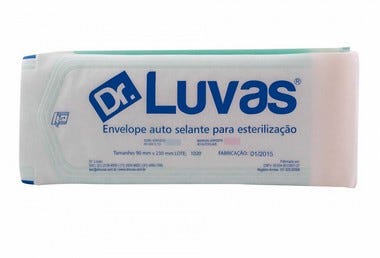 Envelope Para Autoclave 9x23 cm 100un - Dr. Luvas