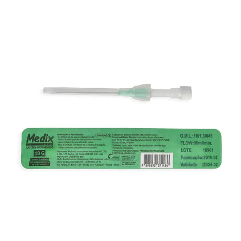 Cateter Intravenoso Periférico Teflon - Medix