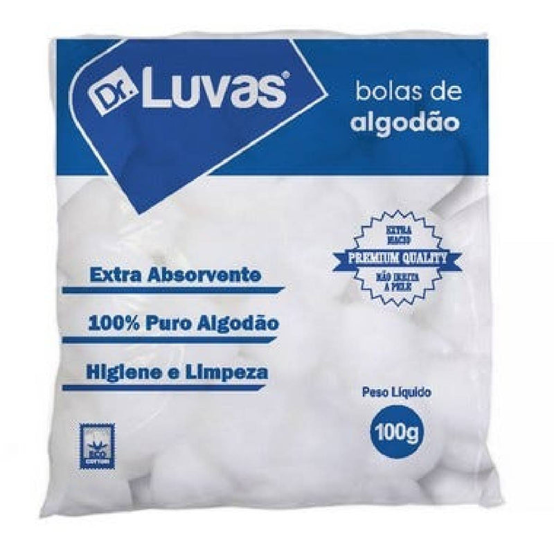 Algodão Bola 100g - Dr. Luvas