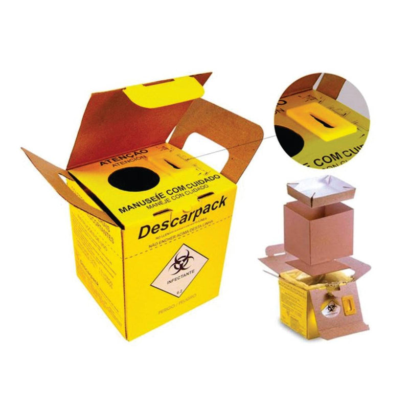 Caixa Coletora Amarelo Pardo 1,5L - Descarpack